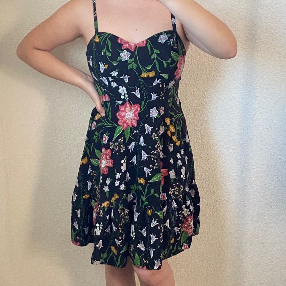 Floral mini dress